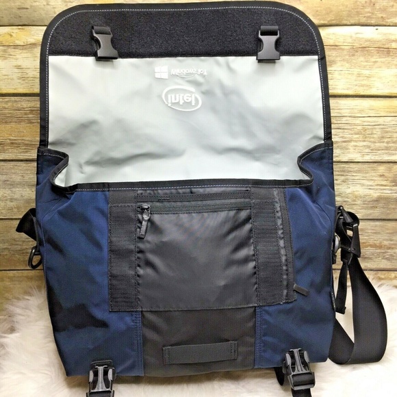 Timbuk2 Bags Timbuk2 Blue Black Nylon Crossbody Messenger Bag